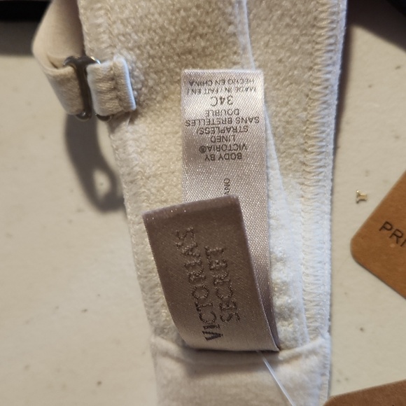 Victorias Secret Tan/White Gingham Seamless Bra (0690) - Picture 5 of 5